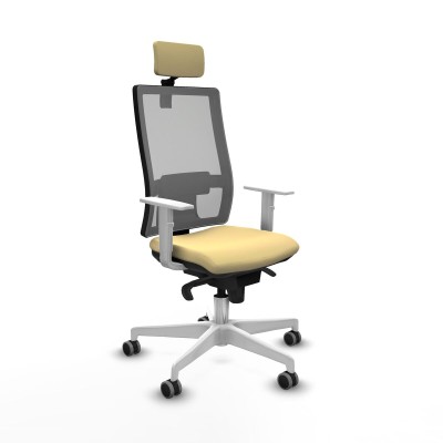 Chaise de Bureau Piqueras y Crespo 4B026G2 Crème