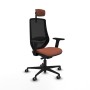Chaise de Bureau Piqueras y Crespo D036G2W Marron Noir