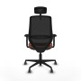 Chaise de Bureau Piqueras y Crespo D036G2W Marron Noir