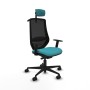 Chaise de Bureau Piqueras y Crespo D036N2H Turquoise