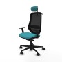Chaise de Bureau Piqueras y Crespo D036N2H Turquoise