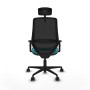 Chaise de Bureau Piqueras y Crespo D036N2H Turquoise
