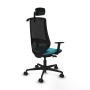 Chaise de Bureau Piqueras y Crespo D036N2H Turquoise