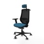 Chaise de Bureau Piqueras y Crespo D036G2H Noir Vert pétrole