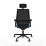 Chaise de Bureau Piqueras y Crespo D036G2H Noir Vert pétrole