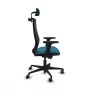 Chaise de Bureau Piqueras y Crespo D036G2H Noir Vert pétrole