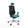 Chaise de Bureau Piqueras y Crespo D086G2H Turquoise
