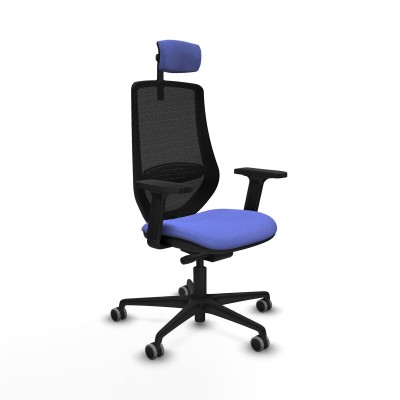 Chaise de Bureau Piqueras y Crespo D036G2W Bleu clair