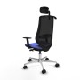 Chaise de Bureau Piqueras y Crespo D086N2H Bleu clair