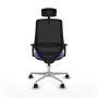Chaise de Bureau Piqueras y Crespo D086N2H Bleu clair