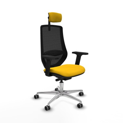 Chaise de Bureau Piqueras y Crespo D086G2W Jaune