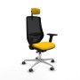 Chaise de Bureau Piqueras y Crespo D086G2W Jaune