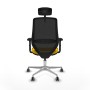 Chaise de Bureau Piqueras y Crespo D086G2W Jaune