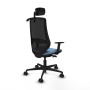 Chaise de Bureau Piqueras y Crespo D036N2H Bleu ciel