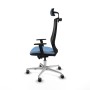 Chaise de Bureau Piqueras y Crespo D086G2H Bleu ciel