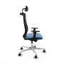 Chaise de Bureau Piqueras y Crespo D086G2H Bleu ciel