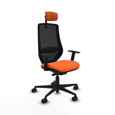 Chaise de Bureau Piqueras y Crespo D036N2W Orange