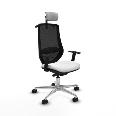 Chaise de Bureau Piqueras y Crespo D086N2H Blanc