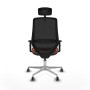 Chaise de Bureau Piqueras y Crespo D086G2W Marron Noir