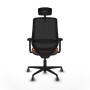 Chaise de Bureau Piqueras y Crespo D036G2H Marron Noir