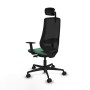 Office Chair Piqueras y Crespo D036N2W Emerald Green