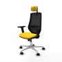 Chaise de Bureau Piqueras y Crespo D086N2W Jaune