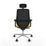 Chaise de Bureau Piqueras y Crespo D086N2W Jaune