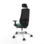 Office Chair Piqueras y Crespo D086N2W Emerald Green