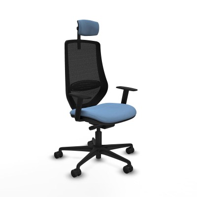 Office Chair Piqueras y Crespo D036N2W Sky blue