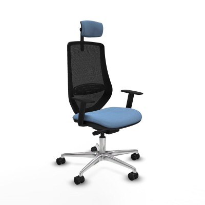 Office Chair Piqueras y Crespo D086N2W Sky blue