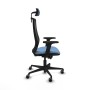 Chaise de Bureau Piqueras y Crespo D036G2W Bleu ciel