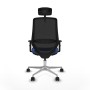 Office Chair Piqueras y Crespo D086N2W Navy Blue