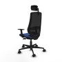 Office Chair Piqueras y Crespo D036N2W Navy Blue