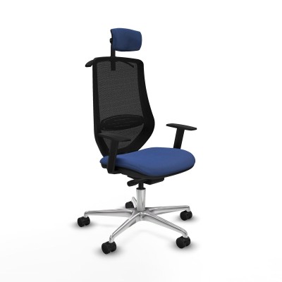 Office Chair Piqueras y Crespo D086N2H Navy Blue