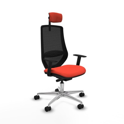 Office Chair Piqueras y Crespo D086N2W Dark Orange