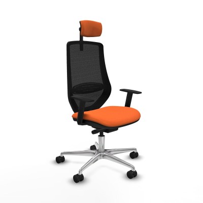 Office Chair Piqueras y Crespo D086N2W Orange