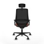 Chaise de Bureau Piqueras y Crespo D036N2W Marron Noir
