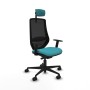 Chaise de Bureau Piqueras y Crespo D036N2W Turquoise