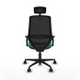 Chaise de Bureau Piqueras y Crespo D036N2W Turquoise