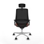 Chaise de Bureau Piqueras y Crespo D086N2W Marron Noir