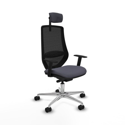 Chaise de Bureau Piqueras y Crespo D086N2W Gris foncé