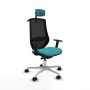 Chaise de Bureau Piqueras y Crespo D086N2H Turquoise