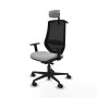 Chaise de Bureau Piqueras y Crespo D036N2H Gris clair