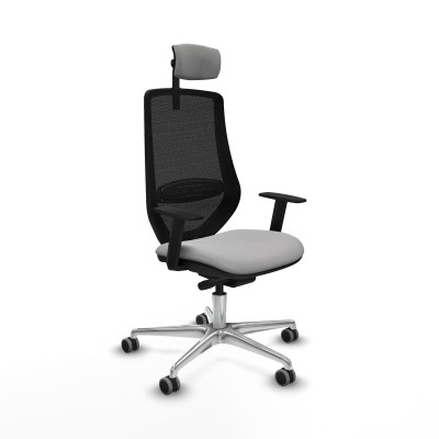 Chaise de Bureau Piqueras y Crespo D086G2W Gris clair