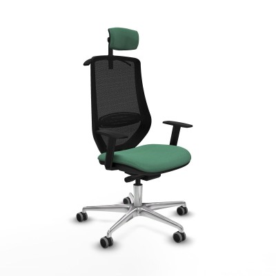Chaise de Bureau Piqueras y Crespo D086G2H Vert émeraude