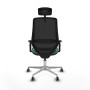 Chaise de Bureau Piqueras y Crespo D086G2H Vert émeraude