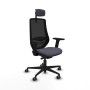 Chaise de Bureau Piqueras y Crespo D036G2W Gris foncé