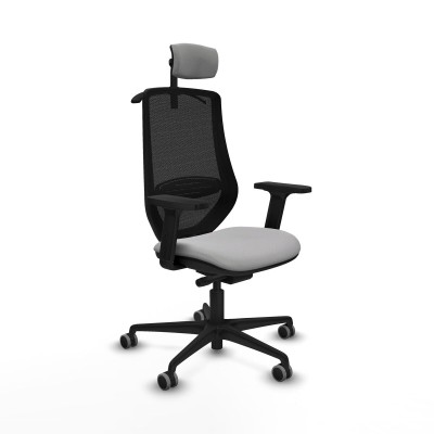 Chaise de Bureau Piqueras y Crespo D036G2H Gris clair