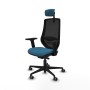 Chaise de Bureau Piqueras y Crespo D036G2W Noir Vert pétrole