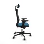 Chaise de Bureau Piqueras y Crespo D036G2W Noir Vert pétrole